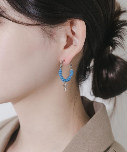 不鏽鋼裝飾珠耳環