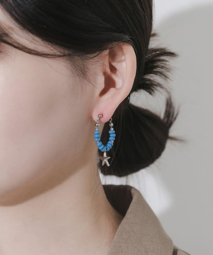 不鏽鋼裝飾珠耳環