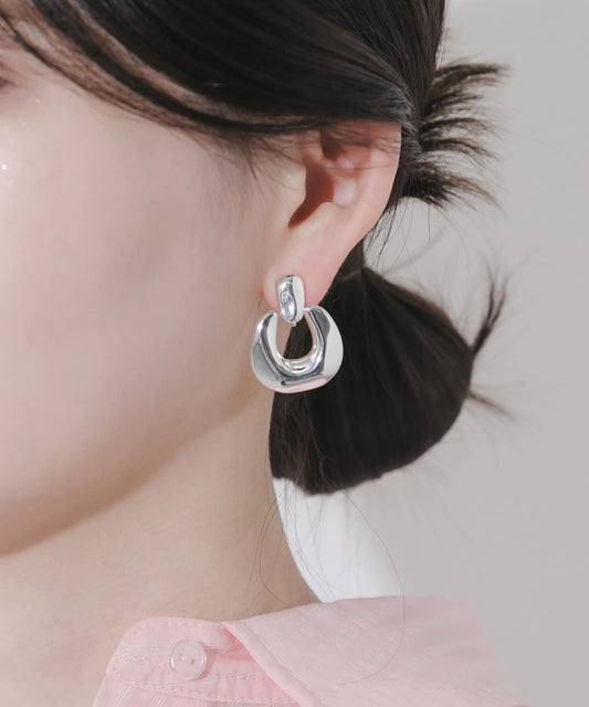 誇張金屬U型耳夾