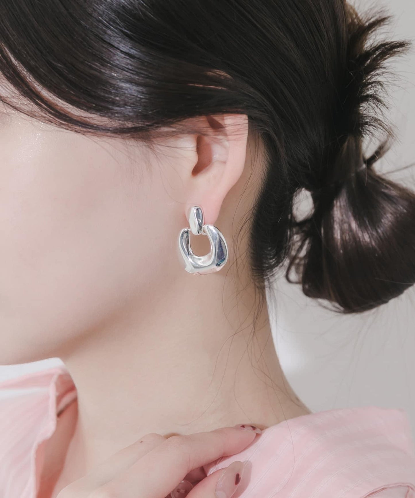 誇張金屬U型耳夾