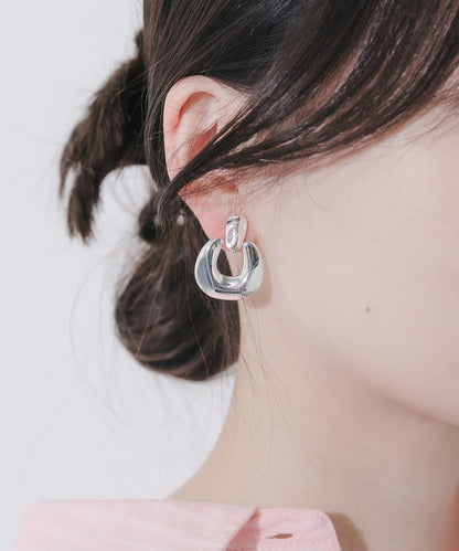 誇張金屬U型耳夾