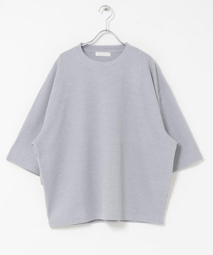 軟質寬鬆華夫格T恤