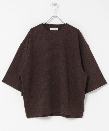 軟質寬鬆華夫格T恤