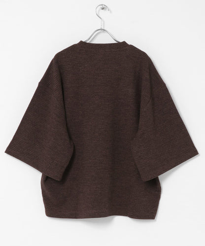 軟質寬鬆華夫格T恤