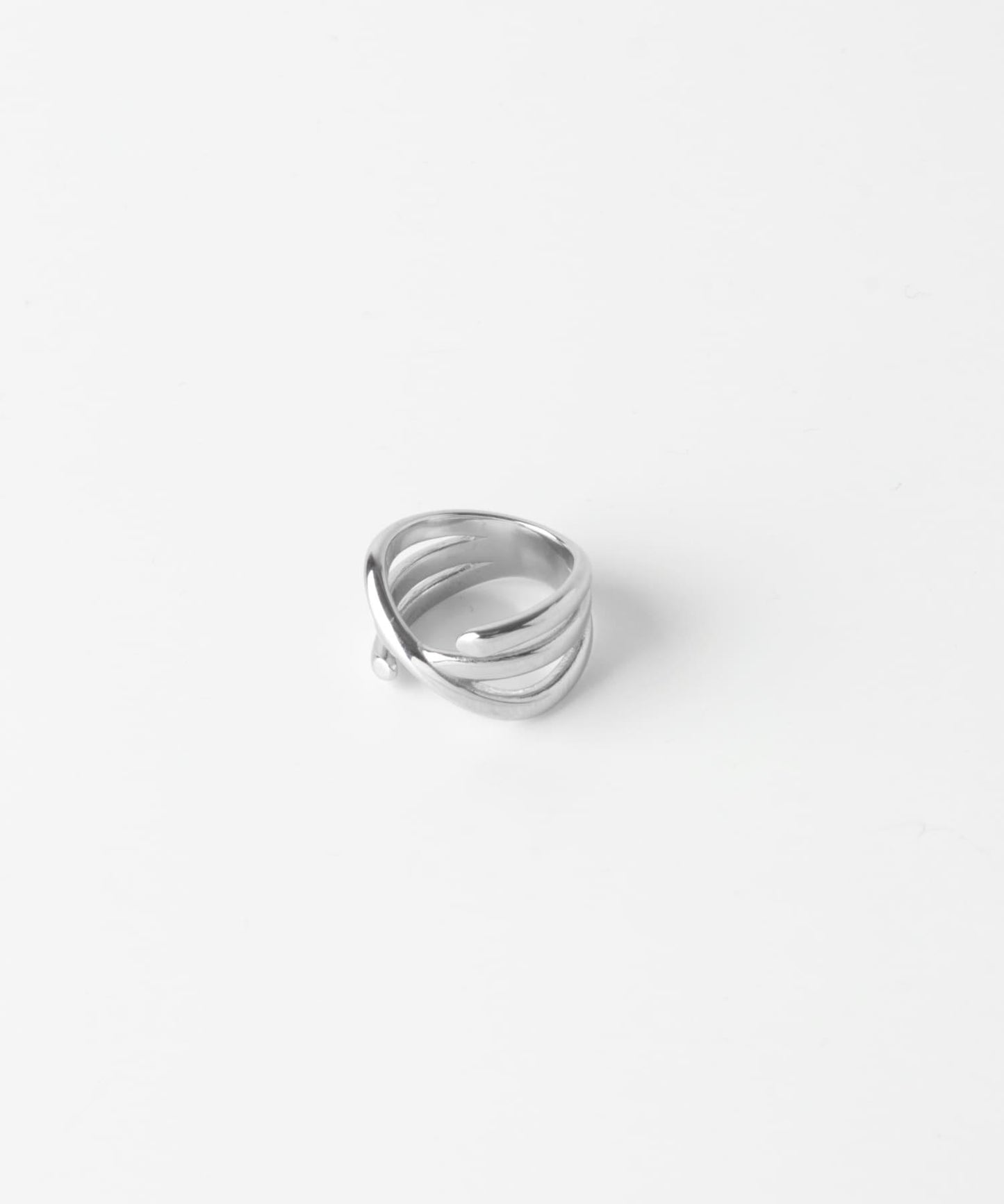 不鏽鋼十字線設計戒指