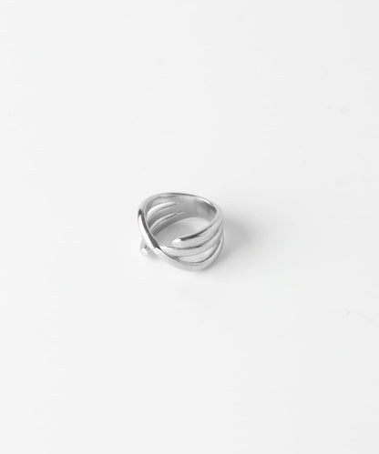 不鏽鋼十字線設計戒指