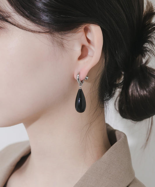 水滴造型耳環