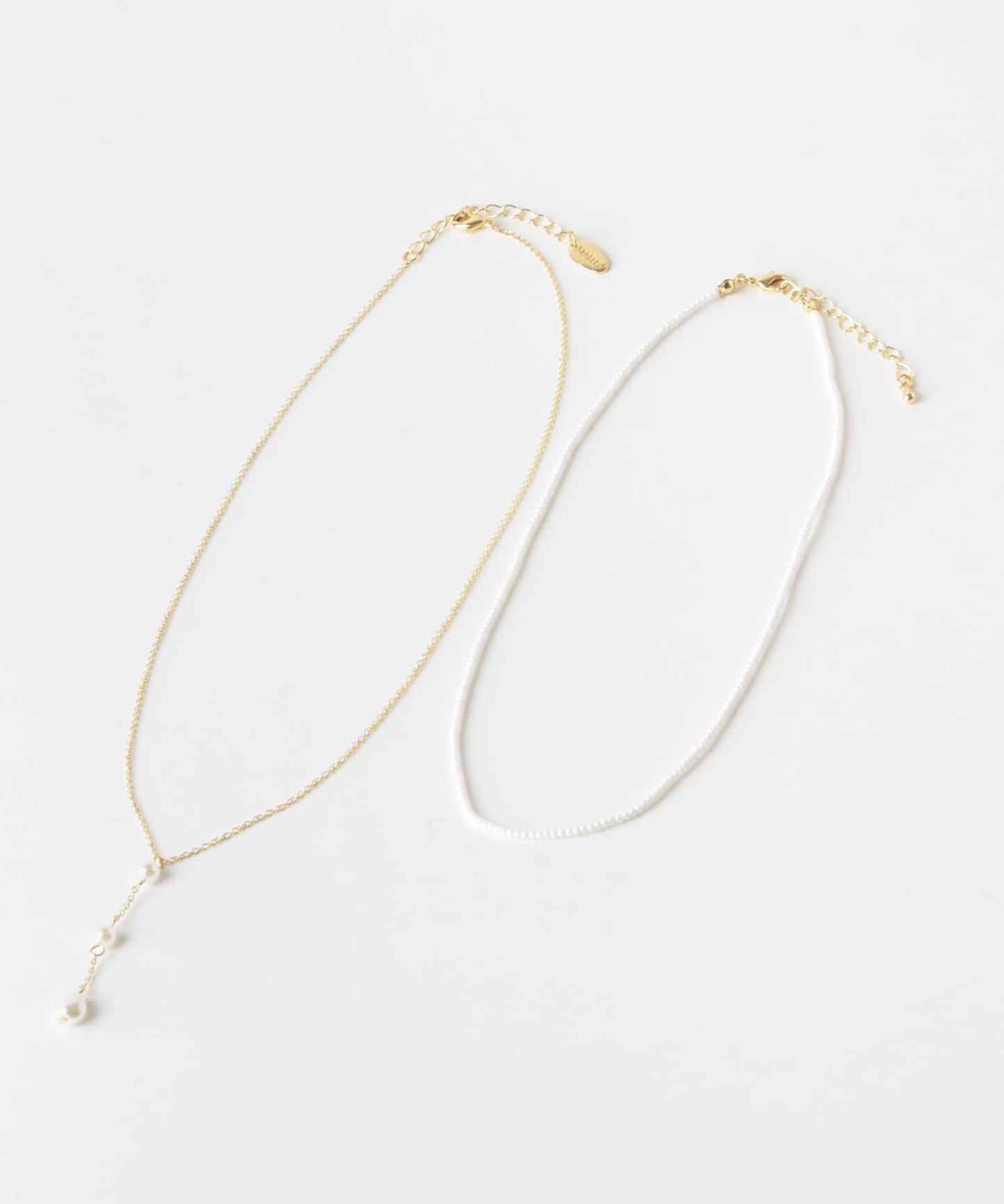 珍珠珠串雙套裝項鍊