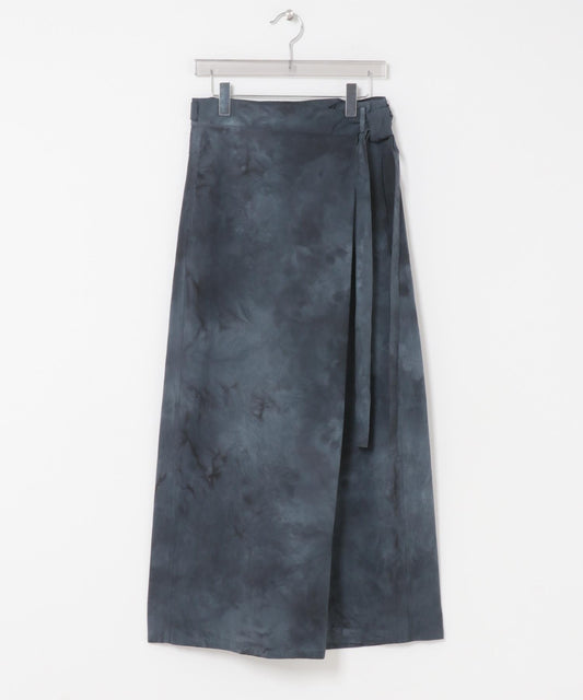 HAND-DYED WRAP PANTS
