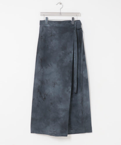 HAND-DYED WRAP PANTS