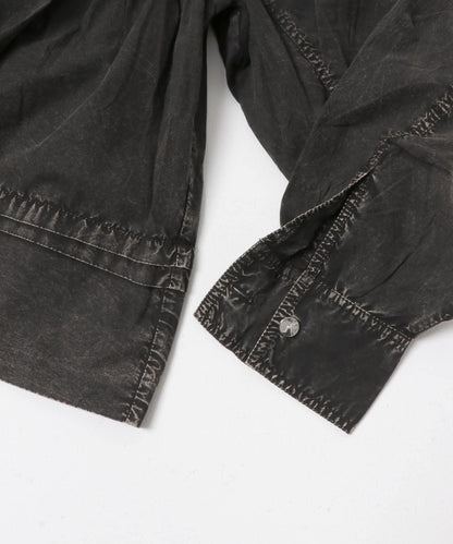 GANNI 成衣染色 荷葉邊設計 襯衫