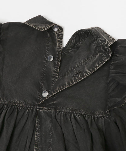 GANNI 成衣染色 荷葉邊設計 襯衫