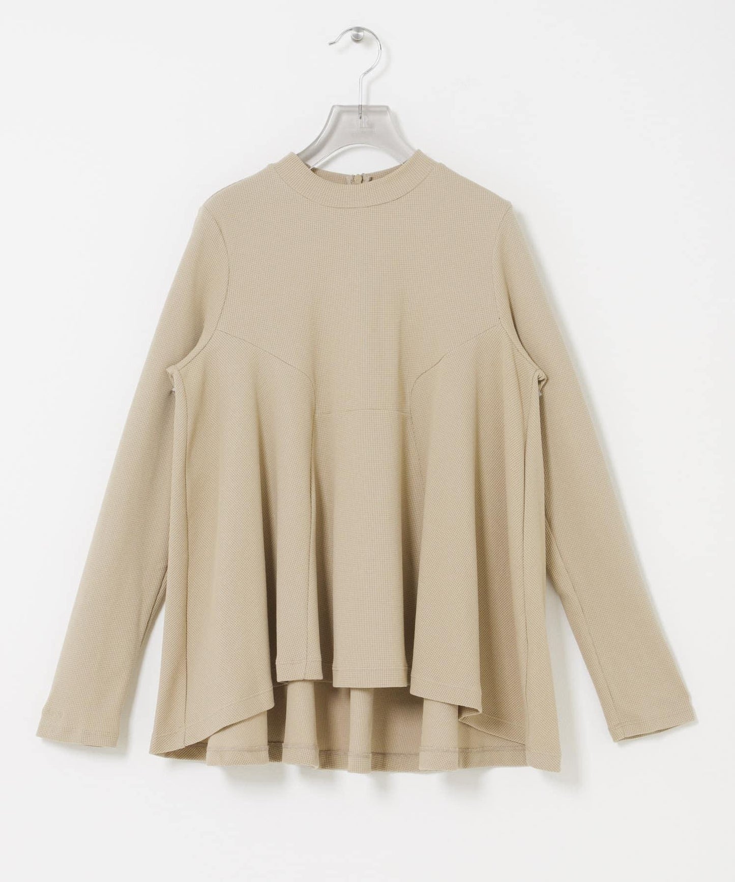 NEW BALANCE NB GREY 荷葉擺設計 長袖上衣