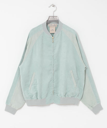 REMI RELIEF 仿麂皮插肩拉鍊夾克