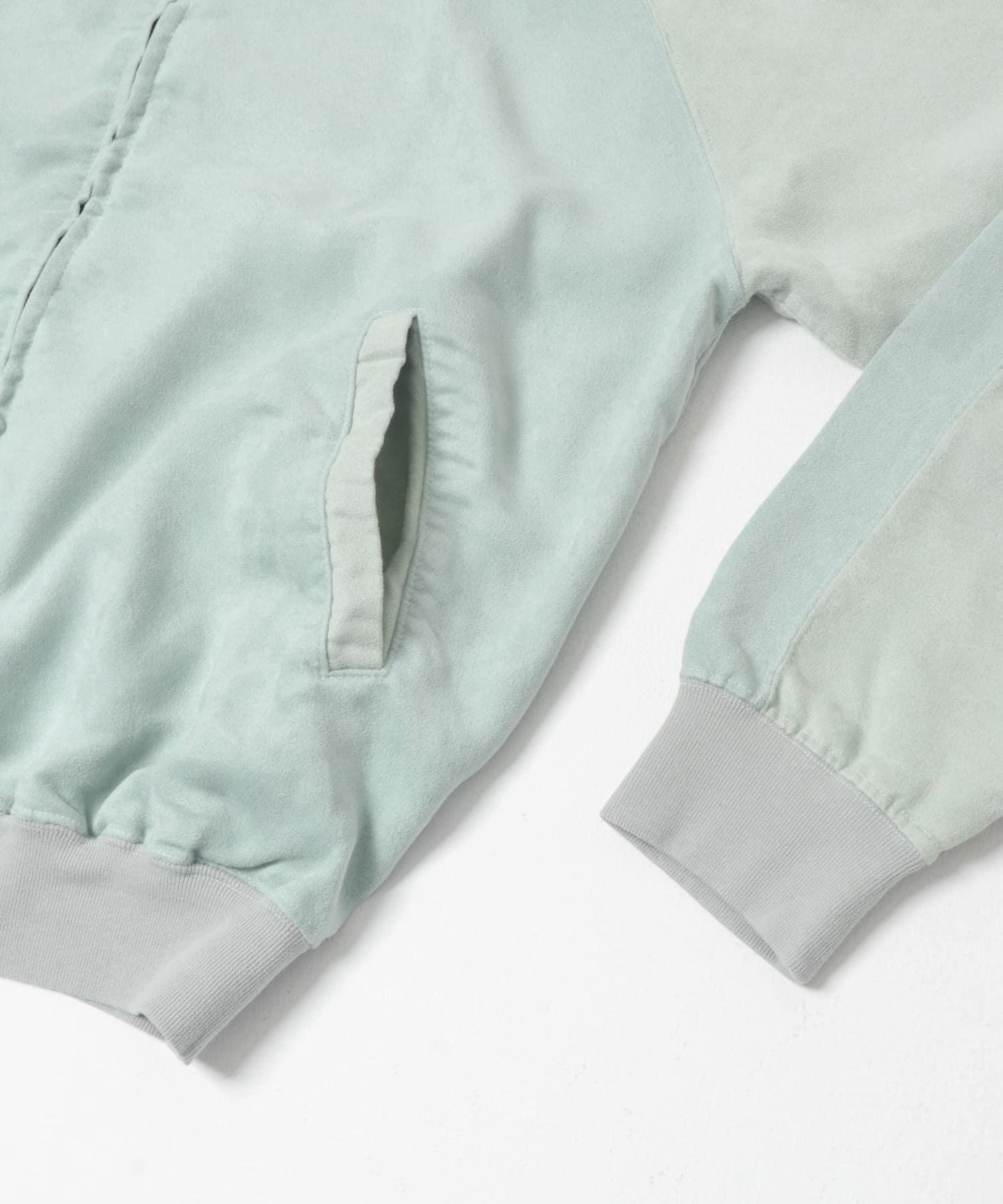 REMI RELIEF 仿麂皮插肩拉鍊夾克