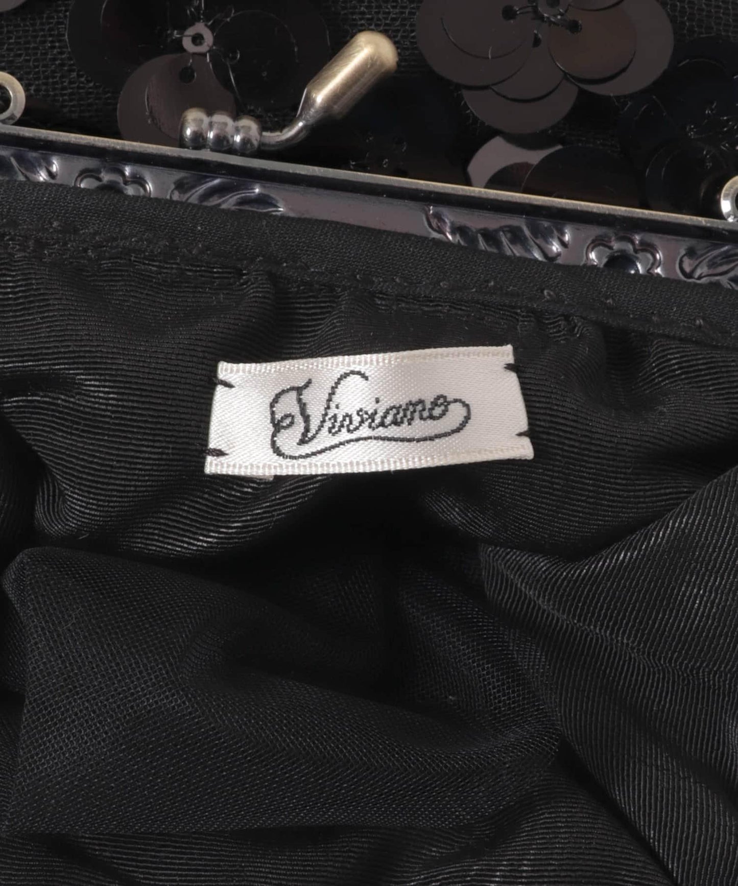 VIVIANO SEQUINS KISSLOCK POUCH 小包