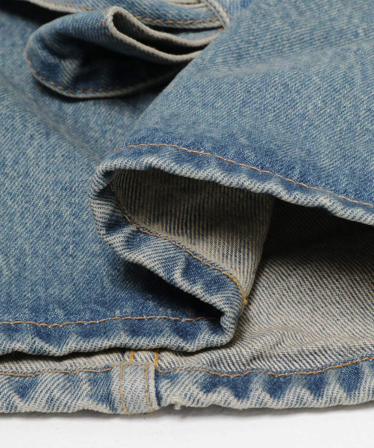 GANNI TINT RIGID DENIM BOW DRESS 硬挺牛仔蝴蝶結連衣裙