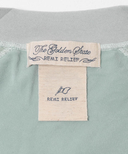 REMI RELIEF 仿麂皮插肩拉鍊夾克