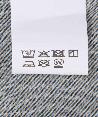 GANNI TINT RIGID DENIM BOW DRESS 硬挺牛仔蝴蝶結連衣裙