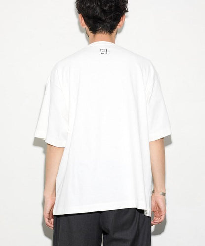 6盎司 前幅Logo印花 後背印花 圓領 PRINT BURGER T恤