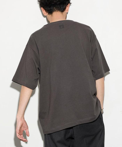 6盎司 前幅Logo印花 後背印花 圓領 PRINT BURGER T恤