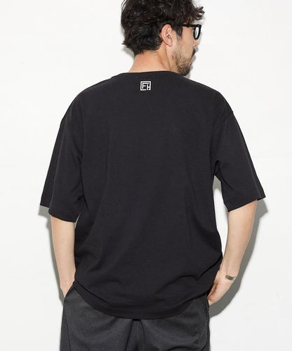 6盎司 前幅Logo印花 後背印花 圓領 PRINT BURGER T恤