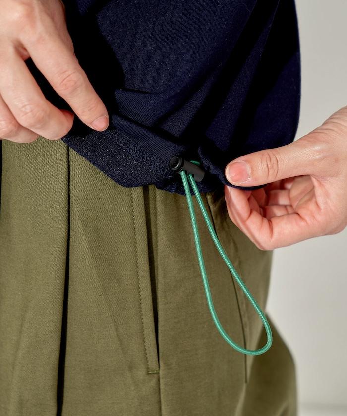 聯名款 抽繩設計 圓領 短袖T恤