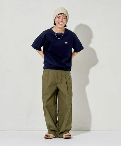 聯名款 抽繩設計 圓領 短袖T恤