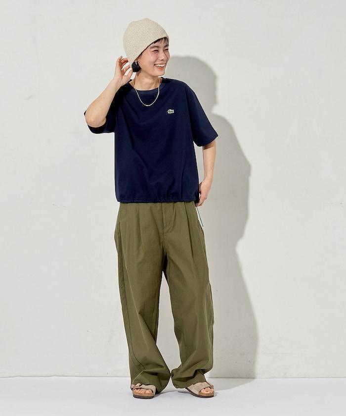 聯名款 抽繩設計 圓領 短袖T恤