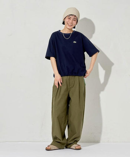 聯名款 抽繩設計 圓領 短袖T恤