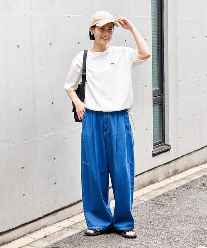 聯名款 抽繩設計 圓領 短袖T恤