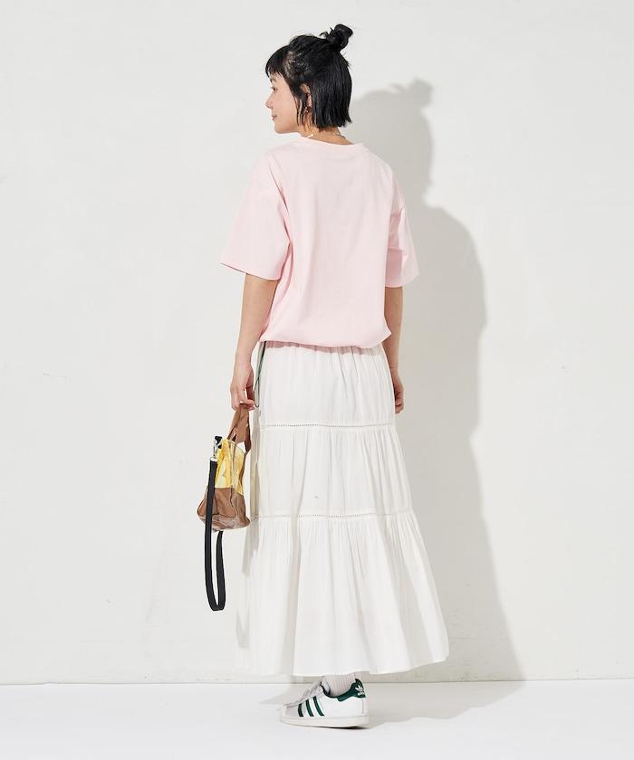 聯名款 抽繩設計 圓領 短袖T恤