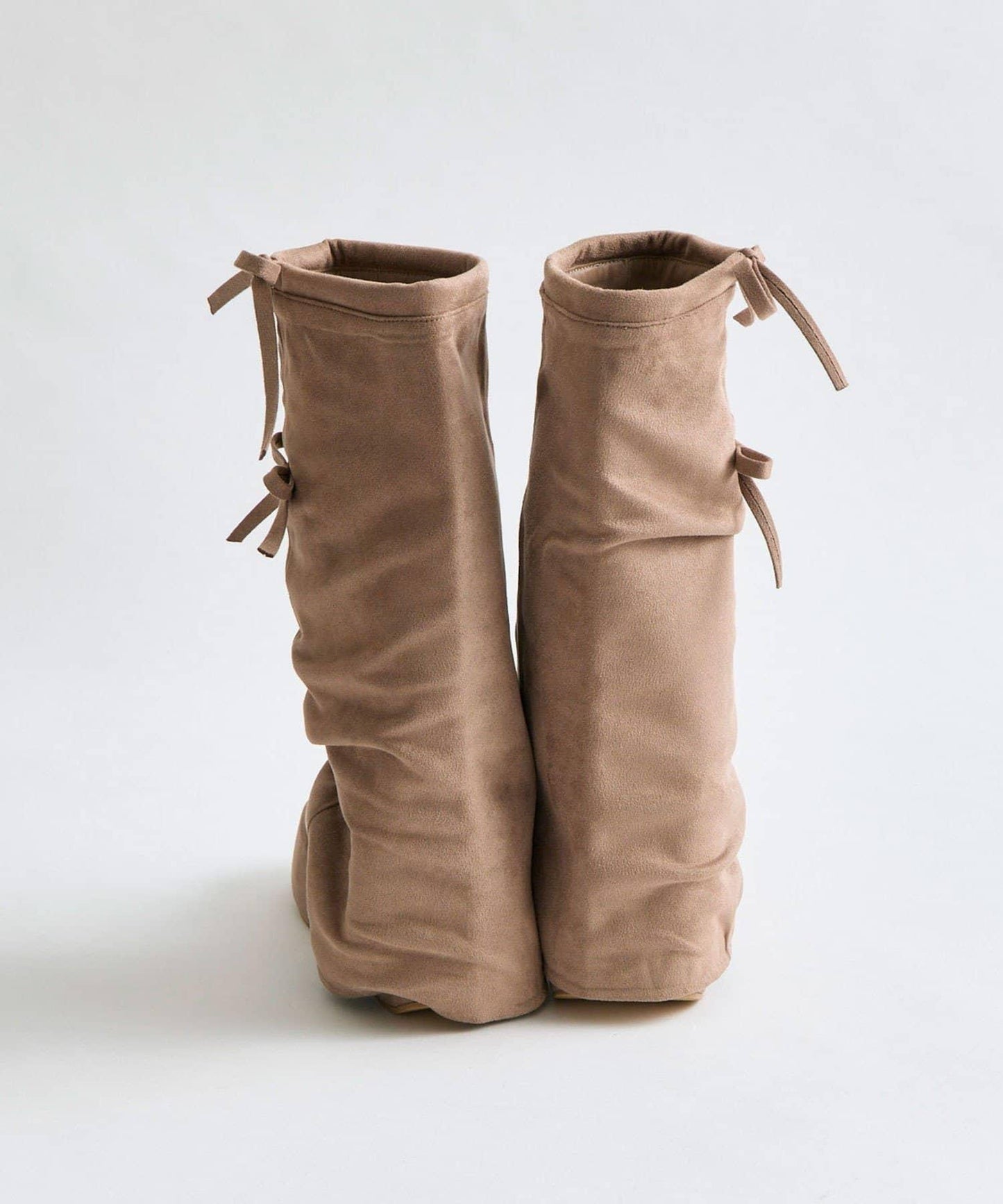 帶罩設計蝴蝶結涼鞋