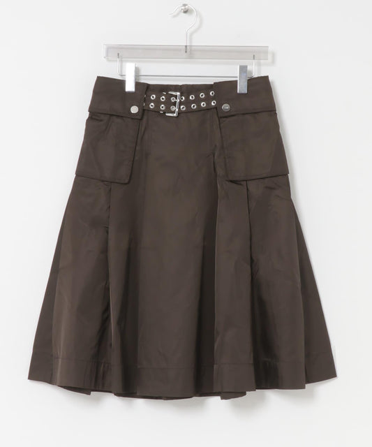 GANNI DUCHESSE NYLON POCKET SKIRT 半身裙