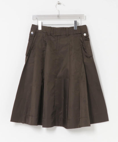 GANNI DUCHESSE NYLON POCKET SKIRT 半身裙