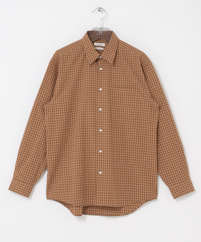 FUJI COTTON CHECK SHIRTS 格紋棉質襯衫