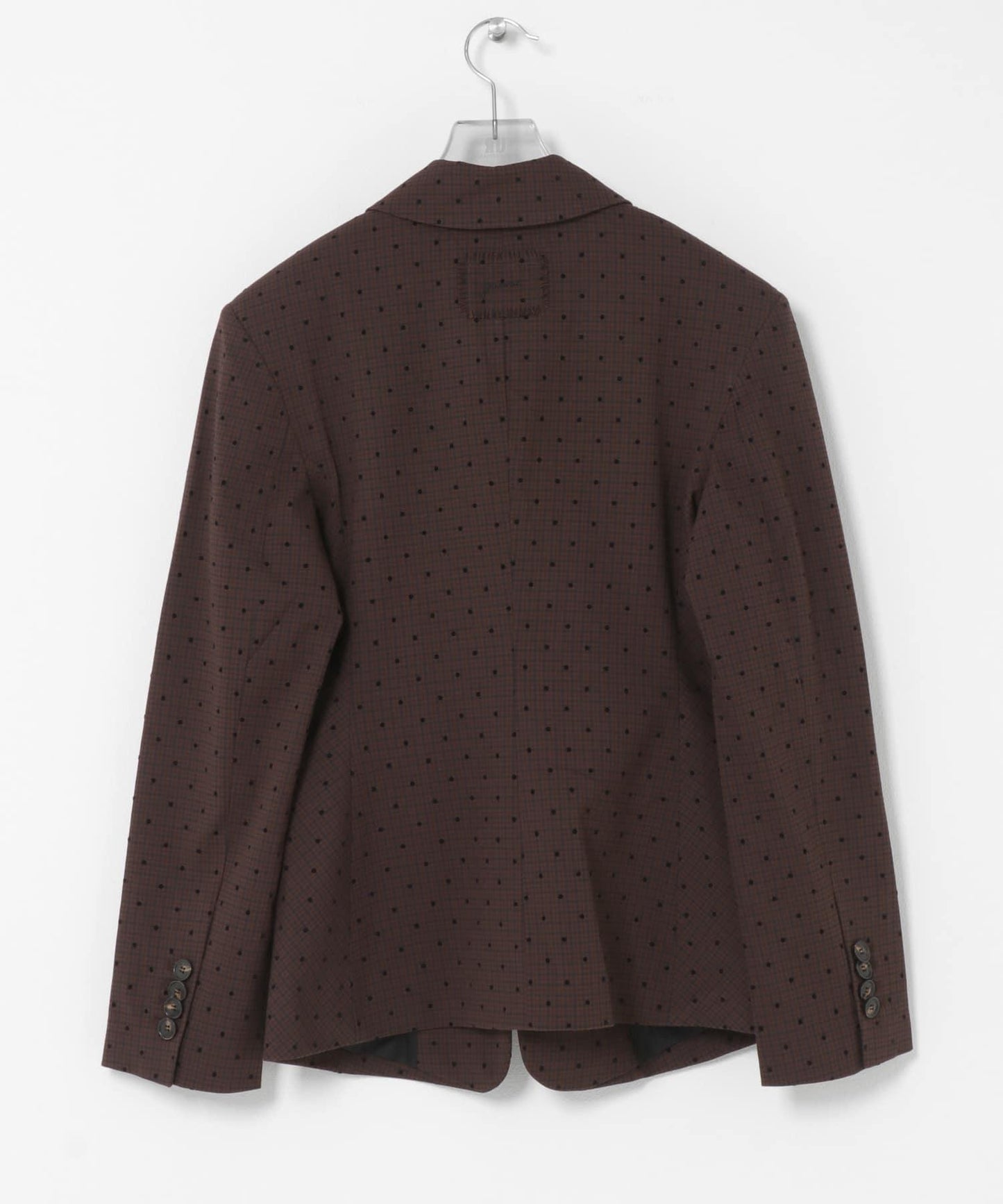 GANNI FLOCKCHECK SUITING BLAZER 西裝外套