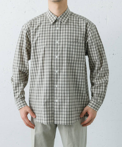FUJI COTTON CHECK SHIRTS 格紋棉質襯衫