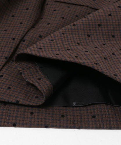 GANNI FLOCKCHECK SUITING BLAZER 西裝外套