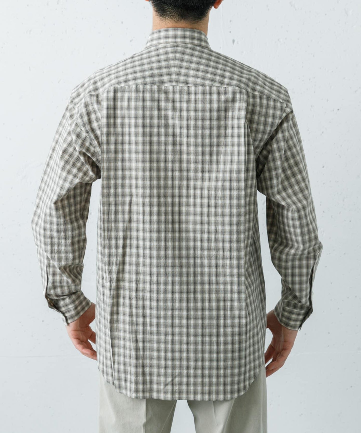 FUJI COTTON CHECK SHIRTS 格紋棉質襯衫