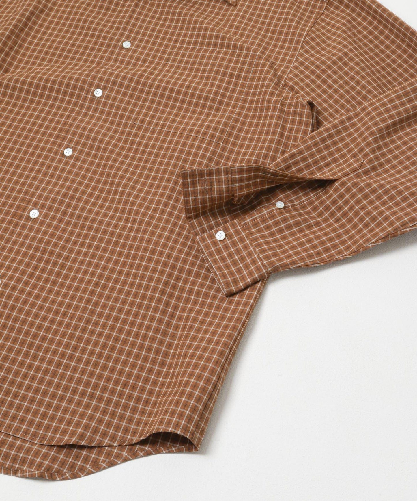 FUJI COTTON CHECK SHIRTS 格紋棉質襯衫