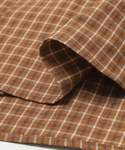 FUJI COTTON CHECK SHIRTS 格紋棉質襯衫