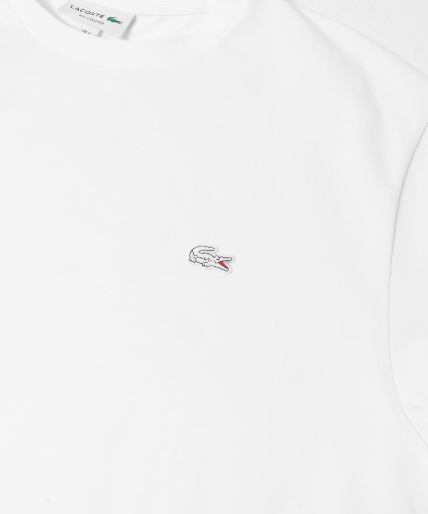 LACOSTE 輪廓鱷魚圖案 圓領T恤