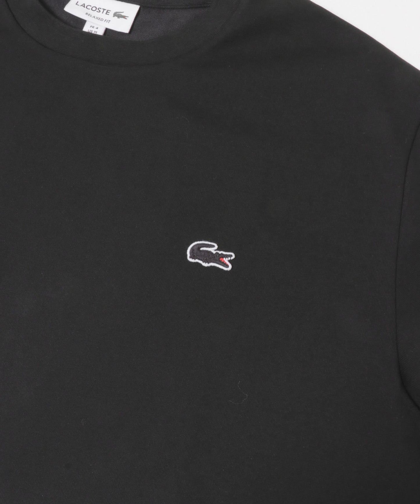 LACOSTE 輪廓鱷魚圖案 圓領T恤