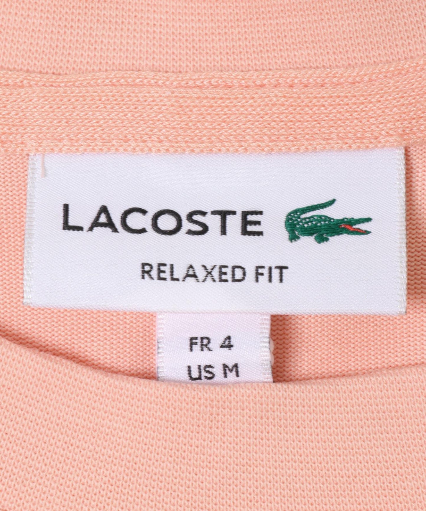 LACOSTE 輪廓鱷魚圖案 圓領T恤