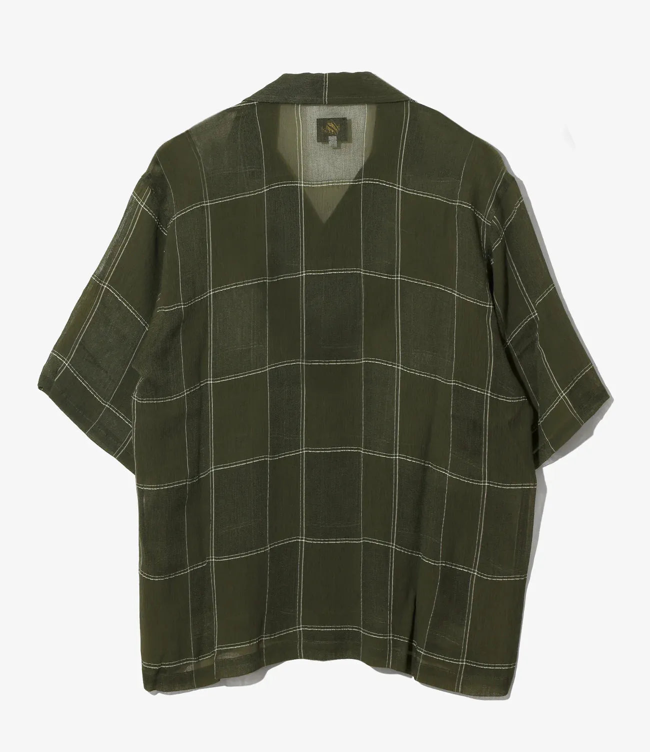 Needles Cabana Shirt Cupra Crepe Plaid 襯衫