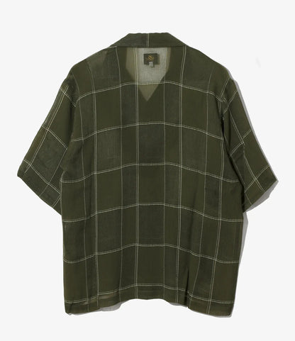 Needles Cabana Shirt Cupra Crepe Plaid 襯衫