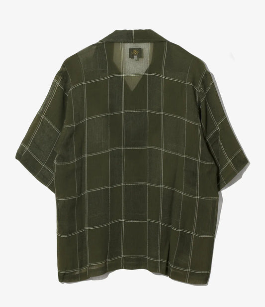 Needles Cabana Shirt Cupra Crepe Plaid 襯衫