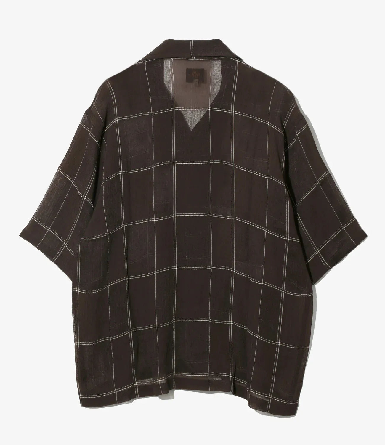 Needles Cabana Shirt Cupra Crepe Plaid 襯衫