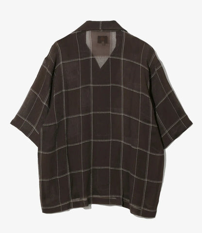 Needles Cabana Shirt Cupra Crepe Plaid 襯衫